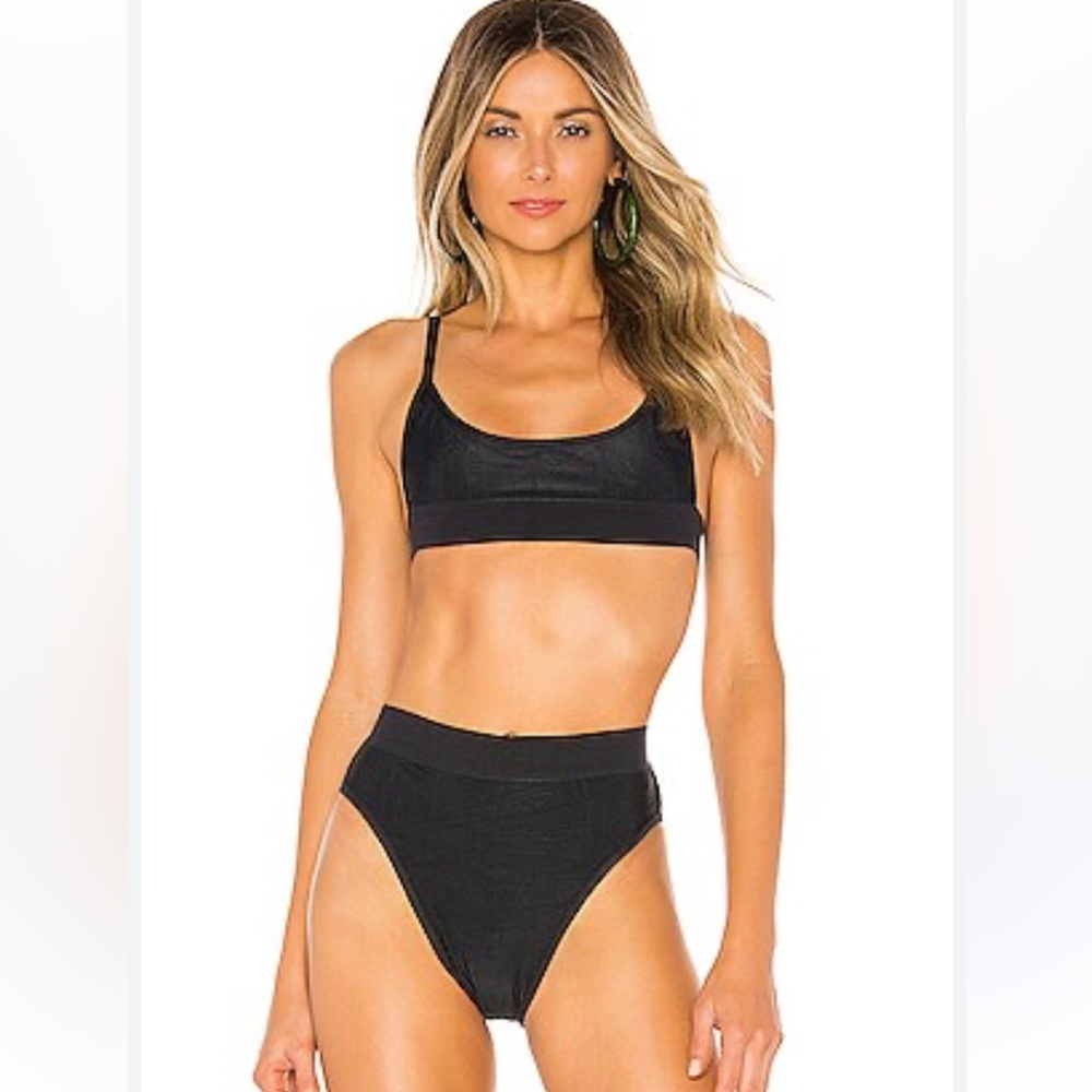 Frankie’s Bikinis Gabrielle Bottom in Black